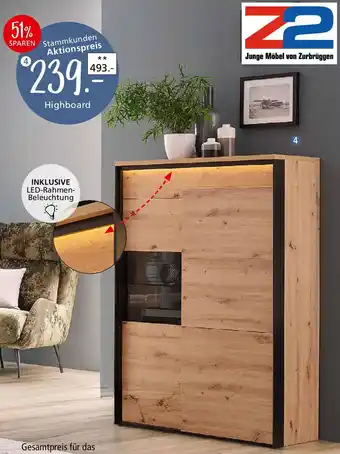 Zurbrüggen Highboard Angebot