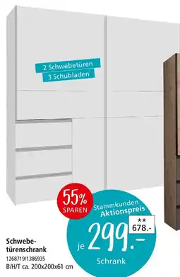 Zurbrüggen Schwebetürenschrank Angebot