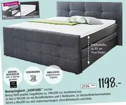 Zurbrüggen Boxspringbett ,,SANFORD" Angebot