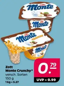 NETTO Zott Monte Crunchy Angebot