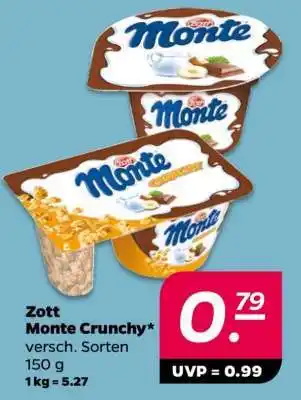 NETTO Zott Monte Crunchy Angebot