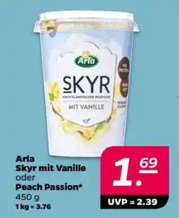 NETTO Arla Skyr mit Vanille oder Peach Passion Angebot