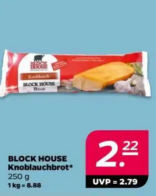 NETTO BLOCK HOUSE Knoblauchbrot Angebot