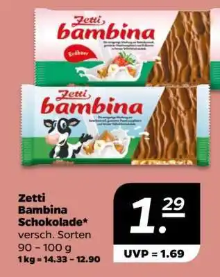 NETTO Zetti Bambina Schokolade Angebot