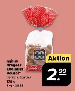 NETTO agilus dragees Edelnuss Beutel Angebot