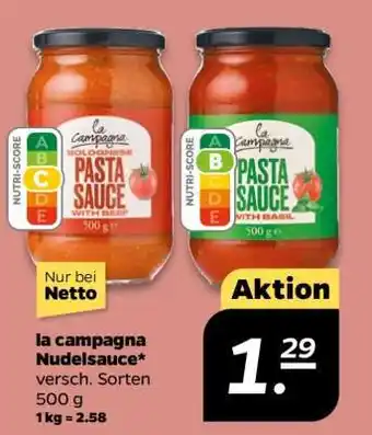 NETTO la campagna Nudelsauce Angebot