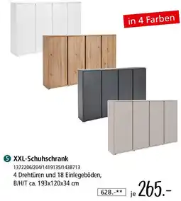 Zurbrüggen XXL-Schuhschrank Angebot