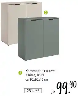 Zurbrüggen Xora Kommode Angebot