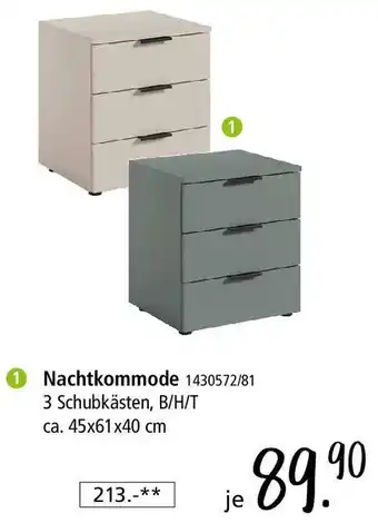 Zurbrüggen Xora Nachtkommode Angebot