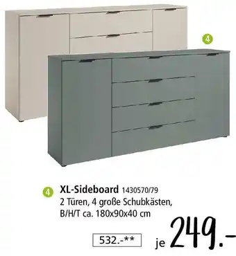 Zurbrüggen XL-Sideboard Angebot