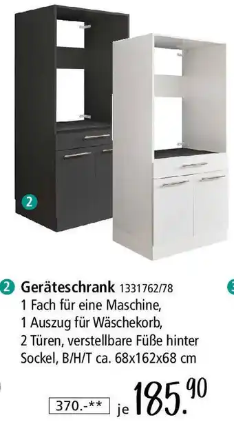 Zurbrüggen Geräteschrank Angebot