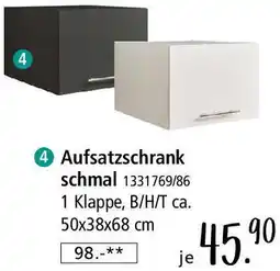 Zurbrüggen Aufsatzschrank schmal Angebot