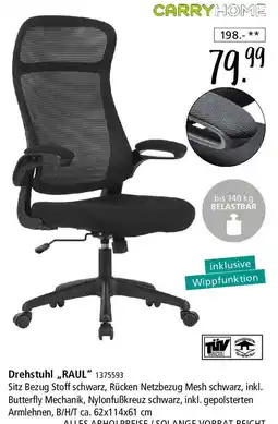 Zurbrüggen CARRYHOME Drehstuhl ,,RAUL" Angebot