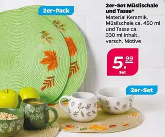 NETTO 2er-Set Müslischale und Tasse Angebot