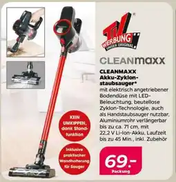 NETTO CLEANmaxx Akku-Zyklonstaubsauger Angebot