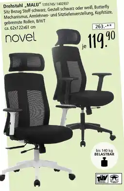 Zurbrüggen Novel Drehstuhl ,,MALU" Angebot