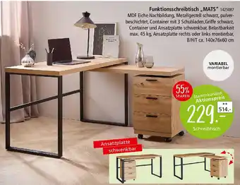 Zurbrüggen Funktionsschreibtisch ,,MATS" Angebot
