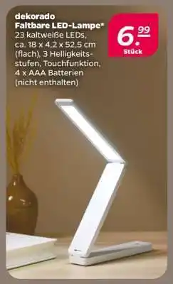 NETTO dekorado Faltbare LED-Lampe Angebot