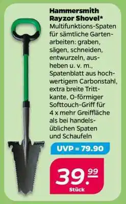 NETTO Hammersmith Rayzor Shovel Angebot