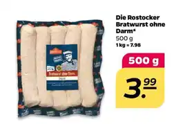 NETTO Die Rostocker Bratwurst ohne Darm Angebot