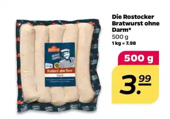 NETTO Die Rostocker Bratwurst ohne Darm Angebot