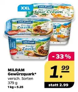 NETTO Milram Gewürzquark Angebot