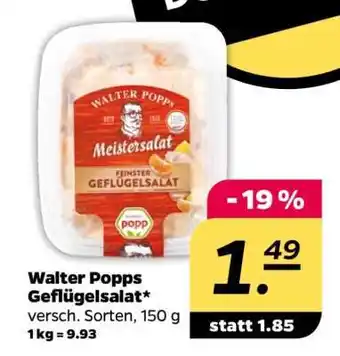 NETTO Walter Popps Geflügelsalat Angebot