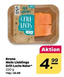 NETTO Krone Mein Lieblings Grill-Lachs Natur Angebot