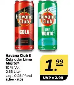 NETTO Havana Club & Cola oder Lime Mojito Angebot
