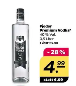 NETTO Fjodor Premium Vodka Angebot