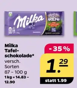 NETTO Milka Tafelschokolade Angebot