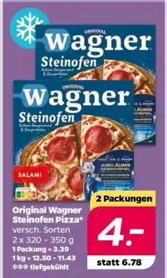 NETTO ORIGINAL WAGNER Steinofen-Pizza Angebot