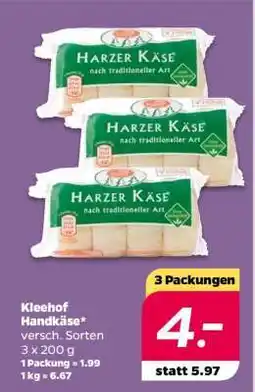 NETTO Kleehof Handkäse Angebot
