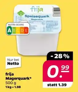 NETTO frija Magerquark Angebot