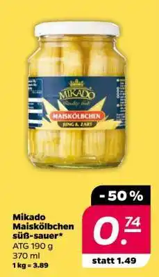 NETTO Mikado Maiskölbchen süß-sauer Angebot
