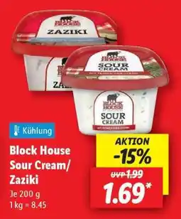 Lidl Block House Sour Cream/Zaziki Angebot