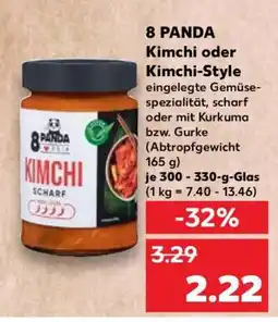 Kaufland 8 PANDA Kimchi oder Kimchi-Style Angebot