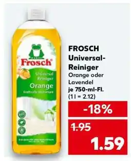 Kaufland FROSCH Universal- Reiniger Angebot