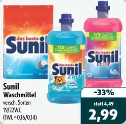 Aktiv Irma Sunil Waschmittel Angebot