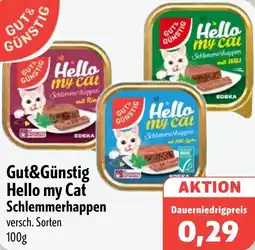 Aktiv Irma Gut&Günstig Hello my Cat Schlemmerhappen Angebot