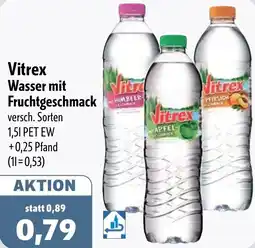 Aktiv Irma Vitrex Wasser mit Fruchtgeschmack Angebot