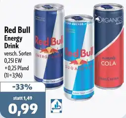 Aktiv Irma Red Bull Energy Drink Angebot