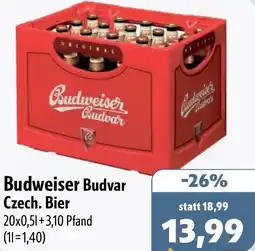 Aktiv Irma Budweiser Budvar Czech. Bier Angebot