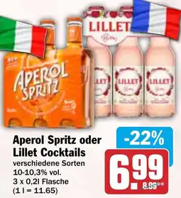 HIT Aperol Spritz oder Lillet Cocktails Angebot