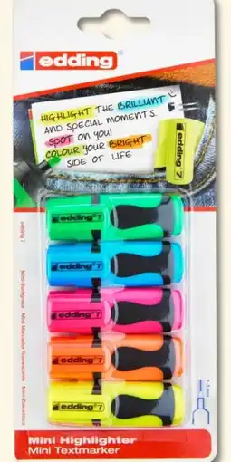 Woolworth Edding Mini-Textmarker-Set Angebot