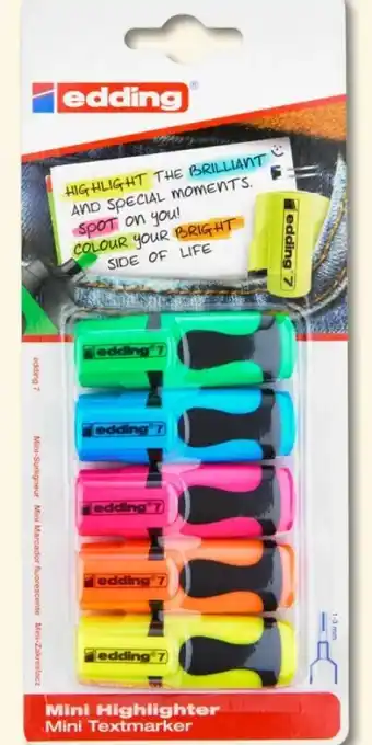 Woolworth Edding Mini-Textmarker-Set Angebot