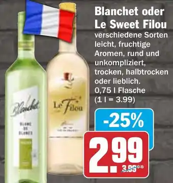 HIT Blanchet oder Le Sweet Filou Angebot