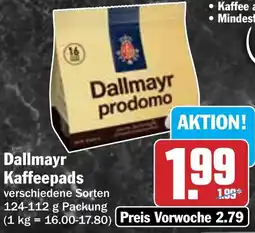 HIT Dallmayr Kaffeepads Angebot
