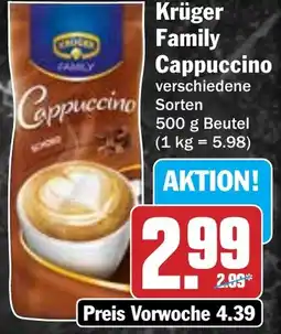 HIT Krüger Family Cappuccino Angebot