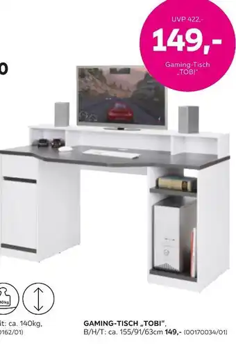 Mömax Gaming-tisch „tobi“ Angebot